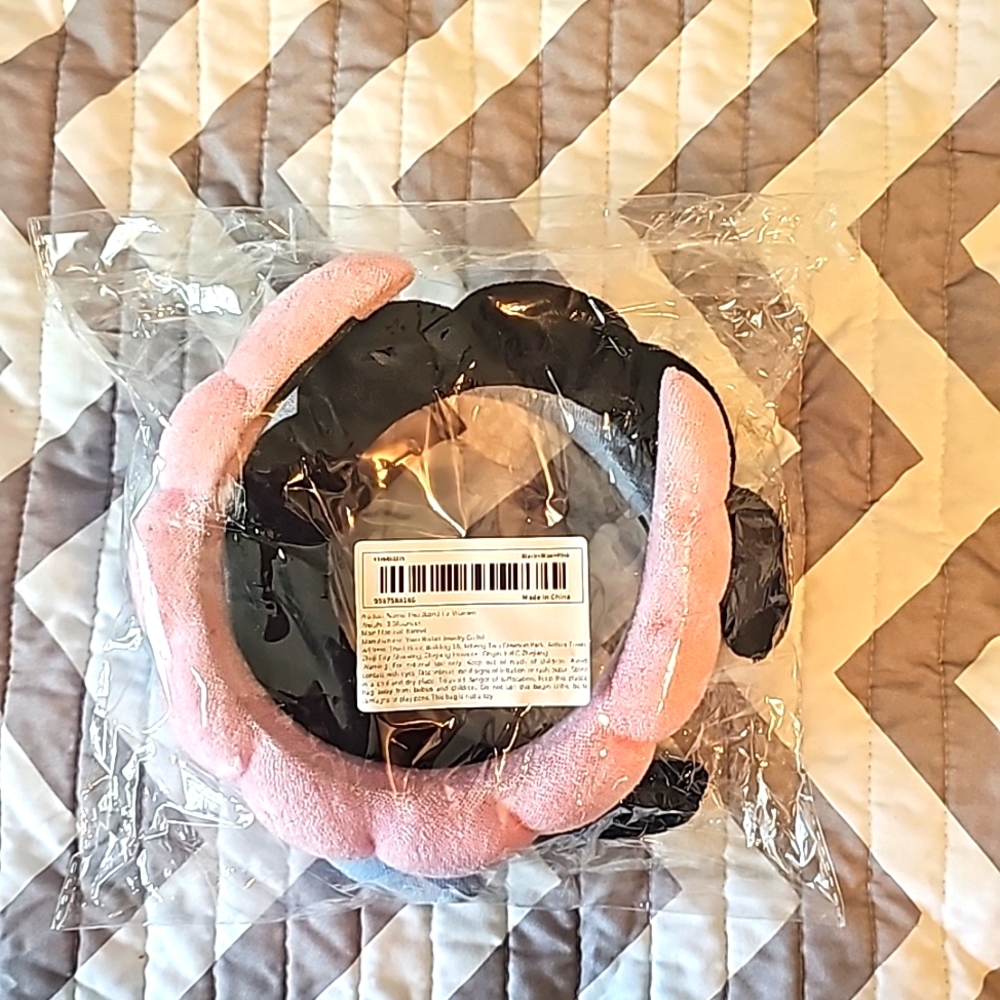 New set of 3 spa headbands for women